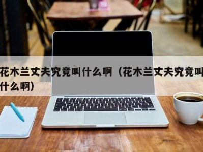 花木兰丈夫究竟叫什么啊（花木兰丈夫究竟叫什么啊）