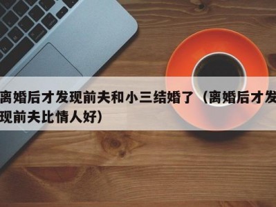 离婚后才发现前夫和小三结婚了（离婚后才发现前夫比情人好）