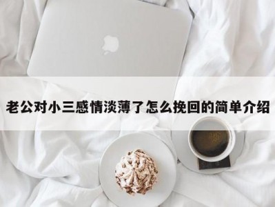 老公对小三感情淡薄了怎么挽回的简单介绍