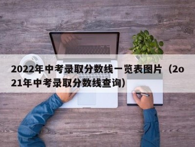 2022年中考录取分数线一览表图片（2o21年中考录取分数线查询）
