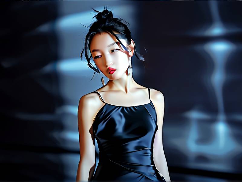 周冬雨代言维密视频（周冬雨穿闪耀黑礼服裙亮相成都影展，她的时尚资源有多广）