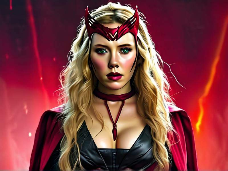 绯红女巫露出来奶头子的视频（绯红女巫的胸为什么越来越大）