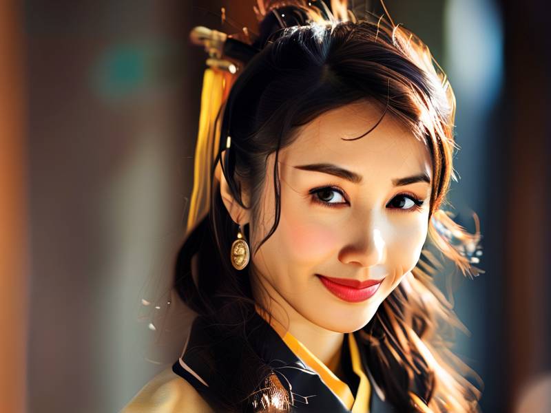 黎姿是酒窝还是梨涡 黎姿相片