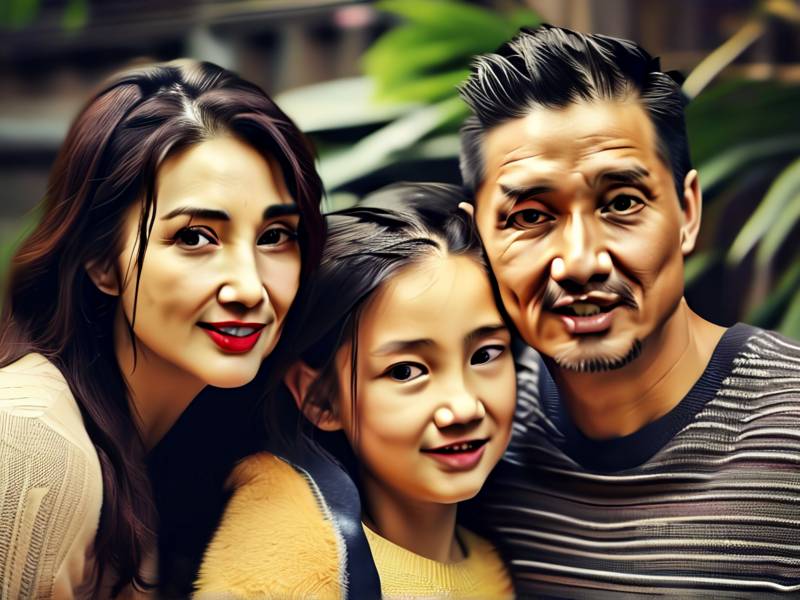 洪欣一家人现状 洪欣晒一家三口合照辟谣婚变