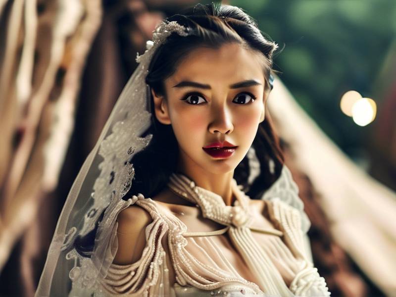 angelababy黄晓明婚纱（许飞将黄晓明婚纱照中AngelababyP成自己，她的情商如何）